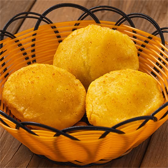 F02 红豆沙南瓜饼 3pcs Pumpkin Pie with Red Bean Paste Filling 3pcs